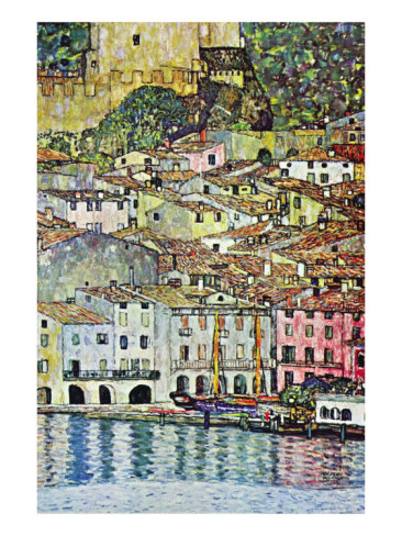 Malcena At The Gardasee - Gustav Klimt Painting